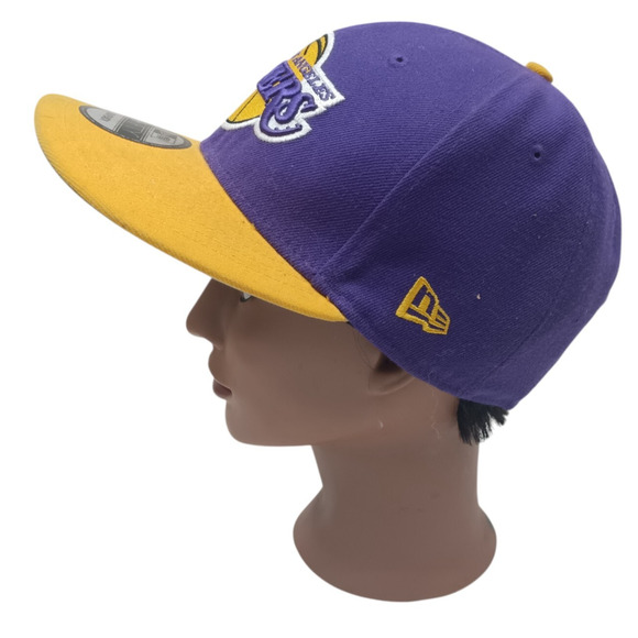 New Era Los Angeles Lakers 2-Tone Cap 9FIFTY Snap Back Hat - Picture 3 of 5